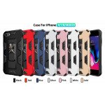 Wholesale iPhone SE 2020 / 8 / 7 Military Grade Armor Protection Stand Magnetic Feature Case (Black)